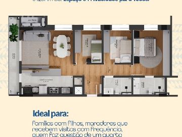 03 DORMTS + SU�TE + 2 VAGAS