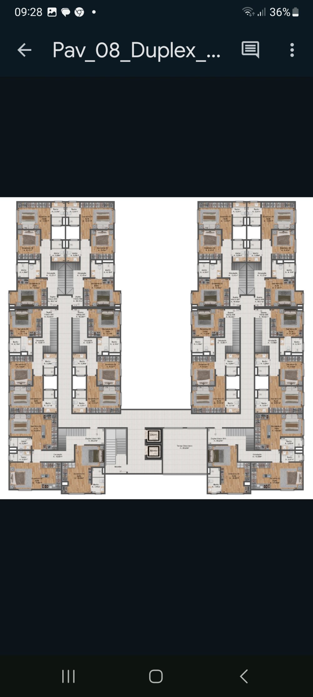 PLANTA DAS COBERTURAS 